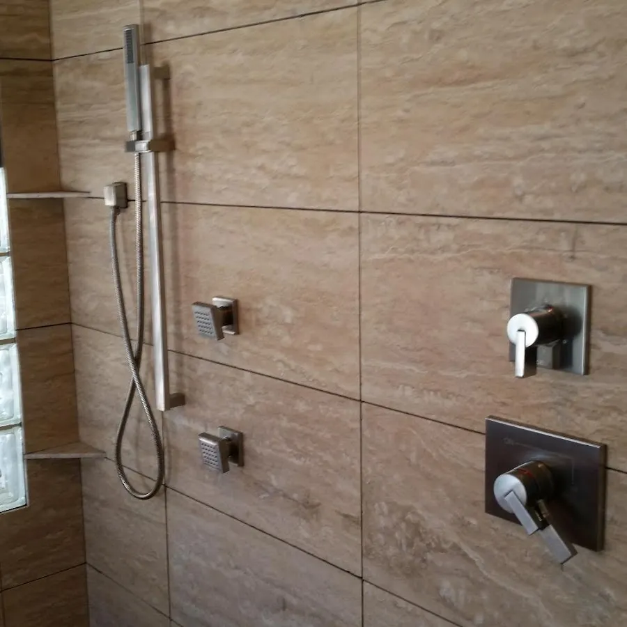 Shower fixture installation for Water Heater Replacement in Mayflower Village